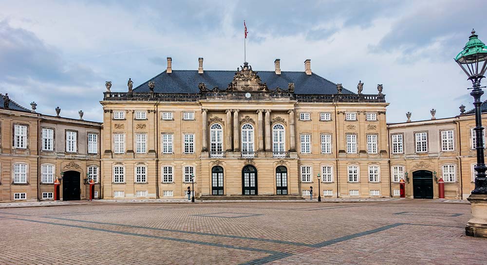 amalienborg slot forfra