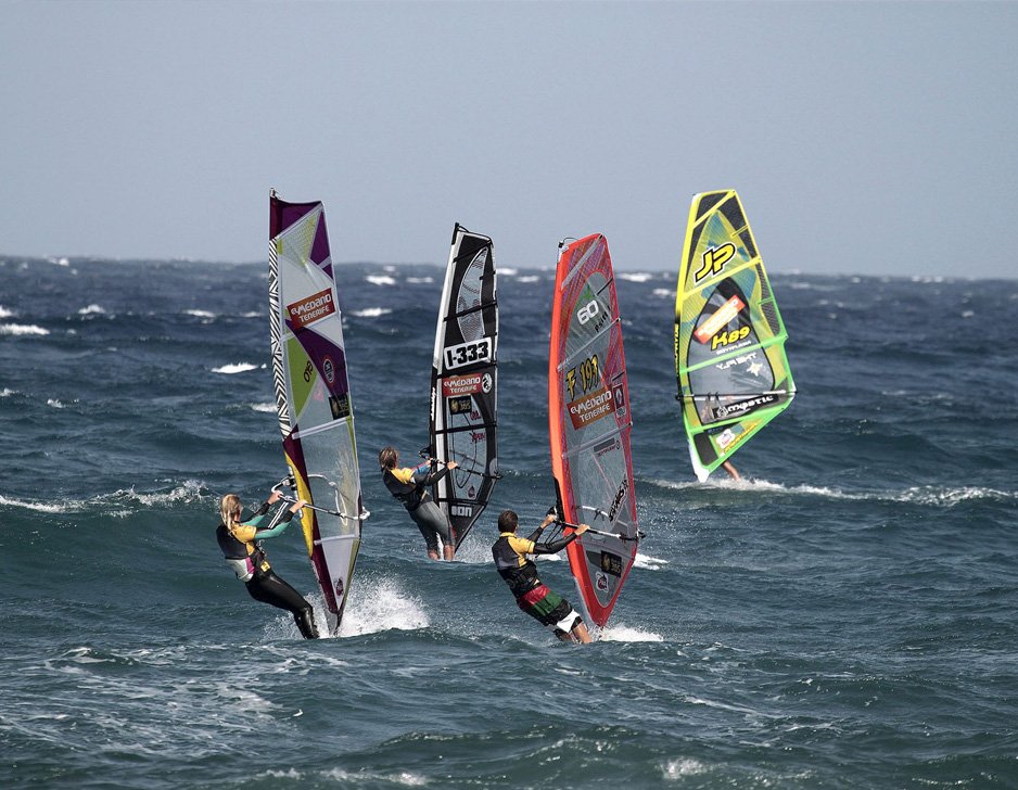 Windsurfing med Frozen Palm Tree